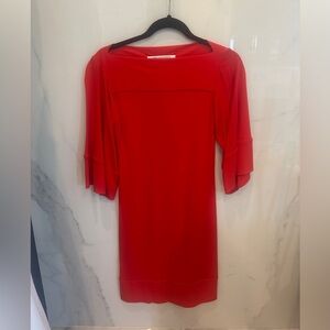 DVF Red Dress